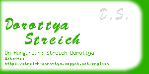 dorottya streich business card